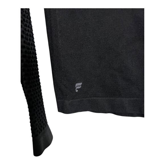 Fabletics Black Musetta Athletic Shirt Mesh Workout Gym Athleisure Mesh Sheer - Picture 7 of 8